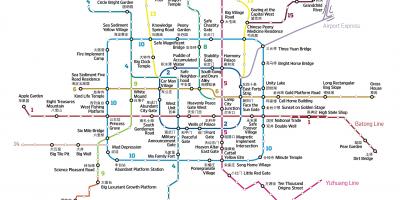 Zemljevid baidu zemljevid Pekingu