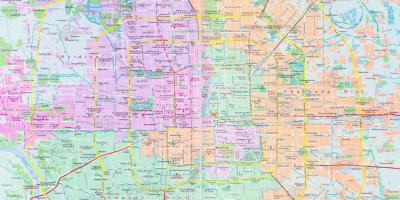 Zemljevid Pekingu ulica