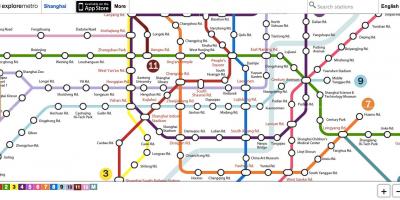 Raziskovanje Pekingu zemljevid podzemne železnice