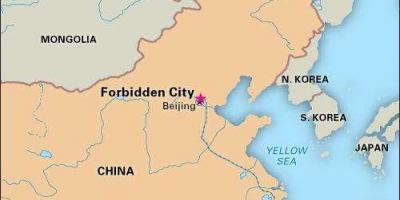 Prepovedano mesto, Kitajski zemljevid