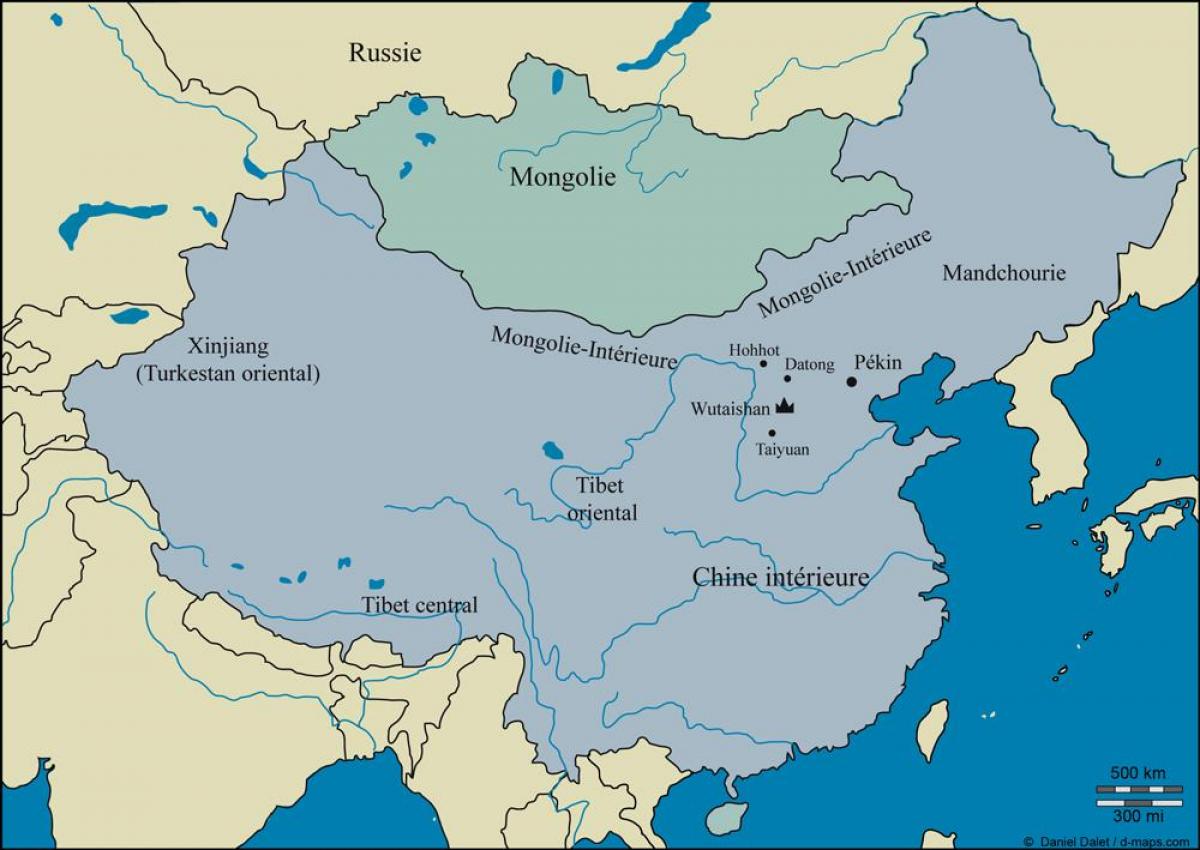 zemljevid pekin